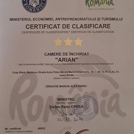 Garsoniera Slanic-Moldova Διαμέρισμα Εξωτερικό φωτογραφία